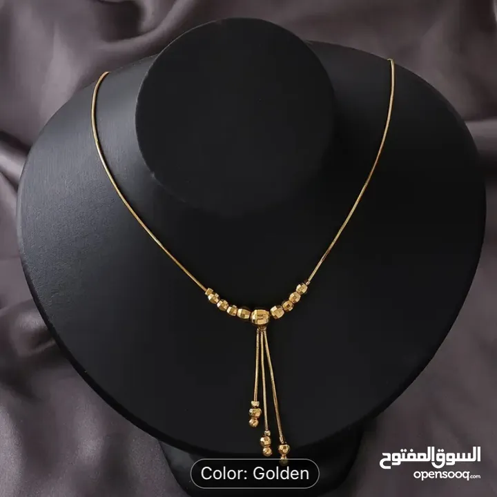 طوق مطلي ذهب عيار 24 موديل عربي راقي جدا