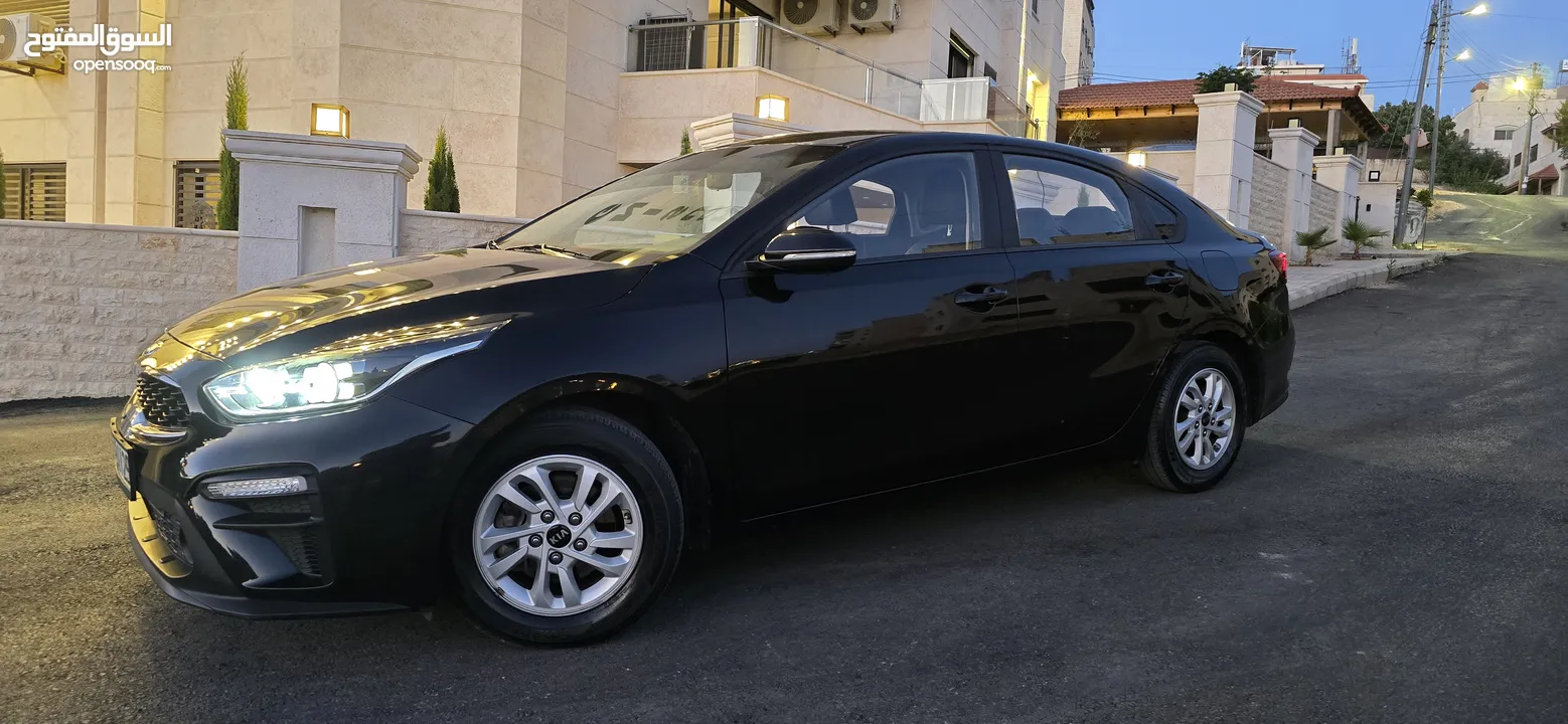 Kia K3 2019 لون اسود ميتلك مميز فل كامل فحص كامل ولا ملاحظة