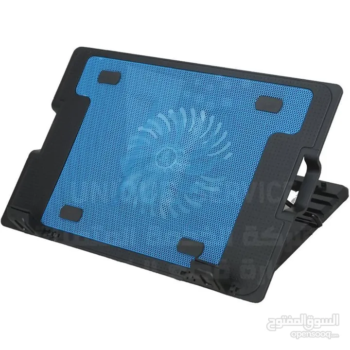 مروحة تبريد مناسبة للهواتف التاب و اللابتوب Cooling Pad 638 B Fits 9 to 17 Inch