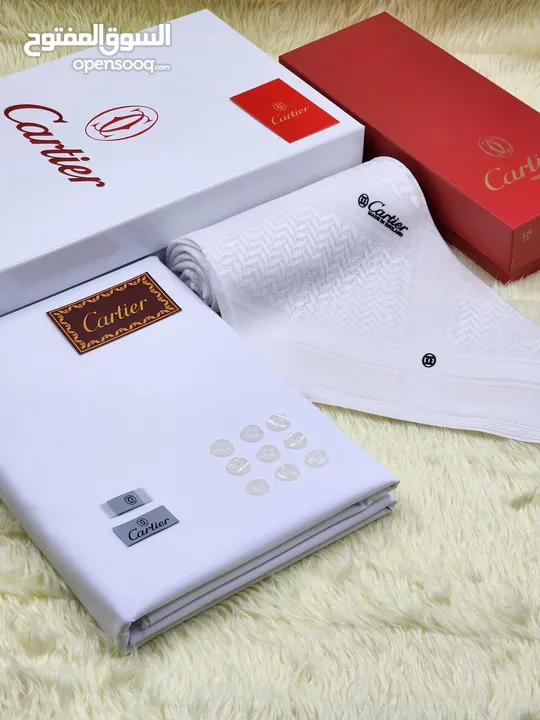 عرض خاص اطقم جديده اصدارات 2025 قماش مع الشماغ كارتير مونت بلانك اقنر جفنشي ملكي خاص مع المرفقات.