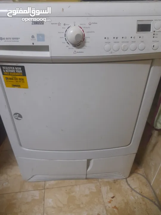للبيع – نشّافة Zanussi 8 كغ
