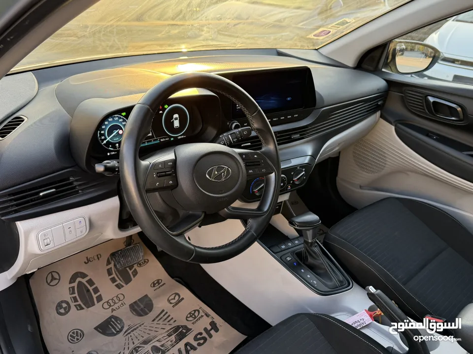 هونداي i20 ترخيص 2023 محرك 1000 بنزين/مساعده كهرباء 48v جير أوتوماتيك 100 حصان