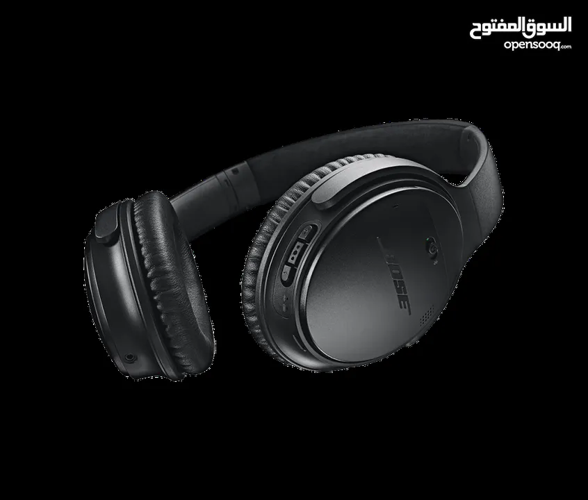 سماعات الرأس اللاسلكية Bose QuietComfort 35 QC35 Series II المزودة بخاصية إلغاء الضوضاء - أسود
