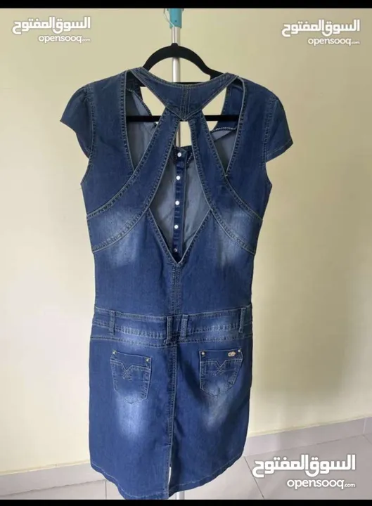 Short jeans dress