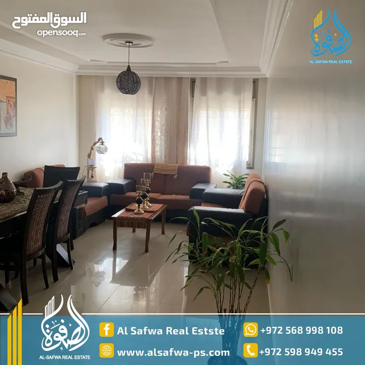 شقه مفروشه للايجار الطيره قرب دوار نبيل عمر مساحه واسعة و مميزه