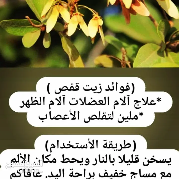 زيت القفص والشوع والشريش