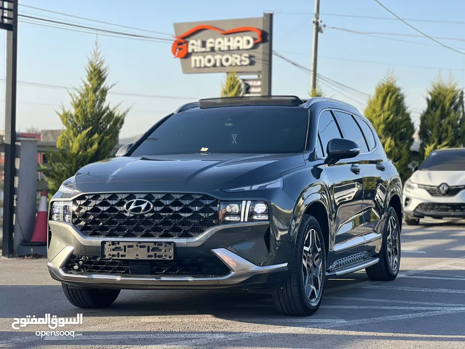 هونداي سانتفيه هايبرد 2022  فل اضافات  ون مليون  Hyundai santafi 2022  1M  Hybrid