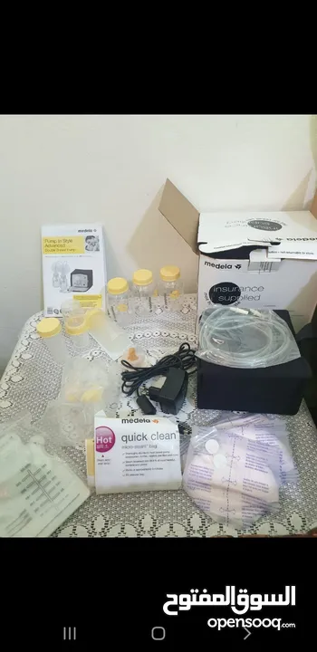 جهاز شفط حليب كهربائي مزدوج ماركة medela pump advanced