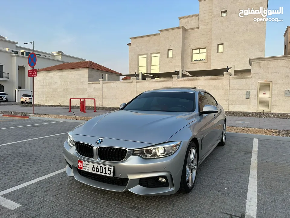 للبيع ((BMW 420))  M توين توربو (جراند كوب) خليجي  - موديل 2016