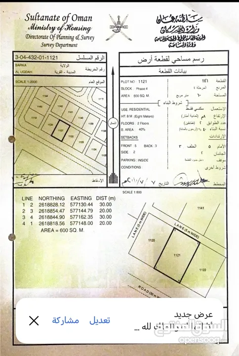 بركاء العقده الرابعه جنب العديد م الاستراحات القائمه