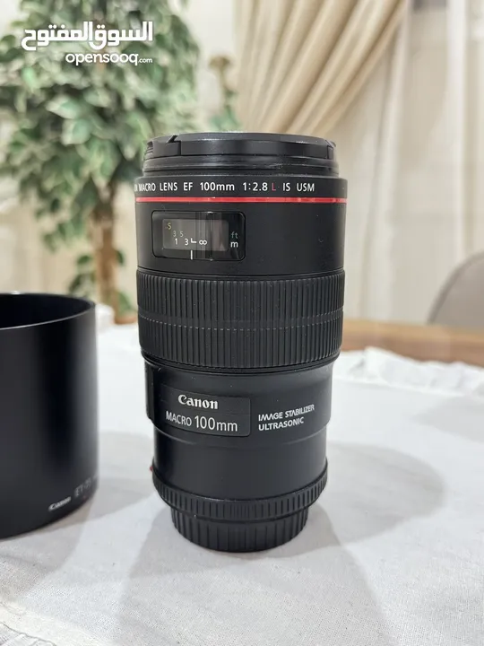 للبيع كانون r6 وعدسة مايكرو كانون 100mm