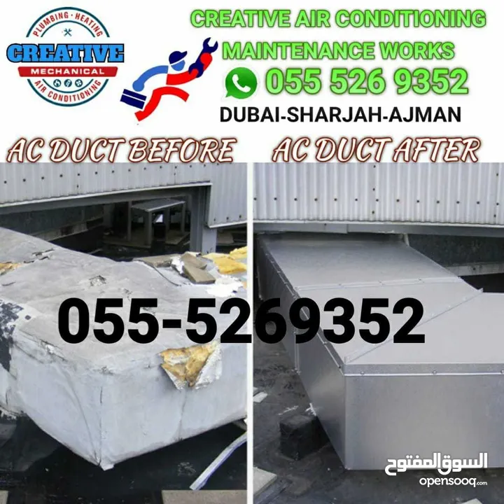 ac repair cleaning service and installation gas ducting in ajman