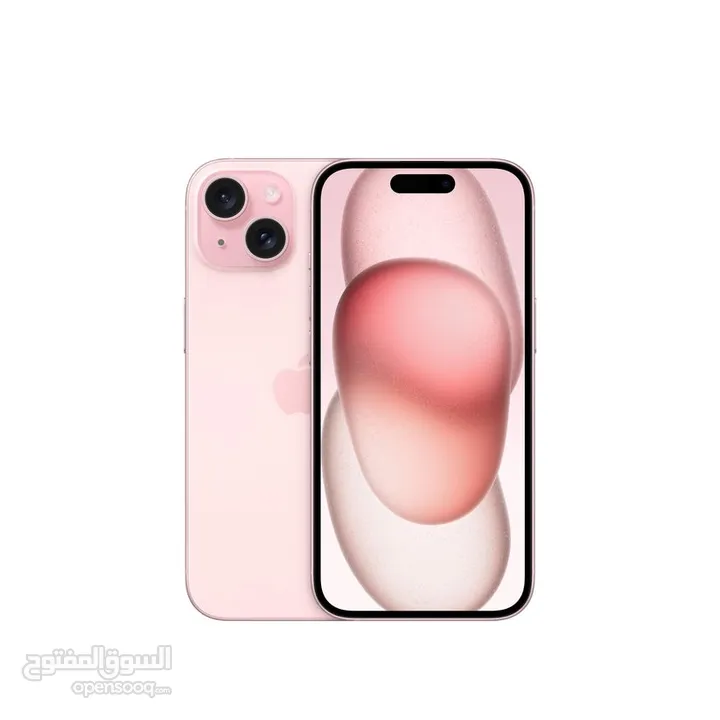 متوفر iphone 15 128 جيجا بطاريه 100 موجود كفاله ابل 6 اشهر