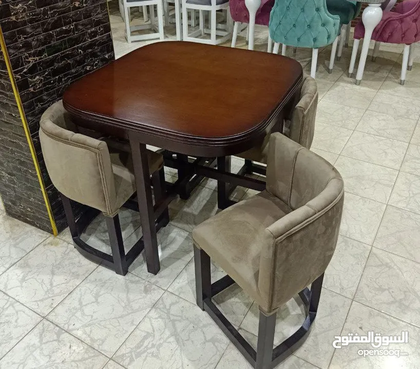 سفرة مودرن متداخلة 4كراسى Furniture oh