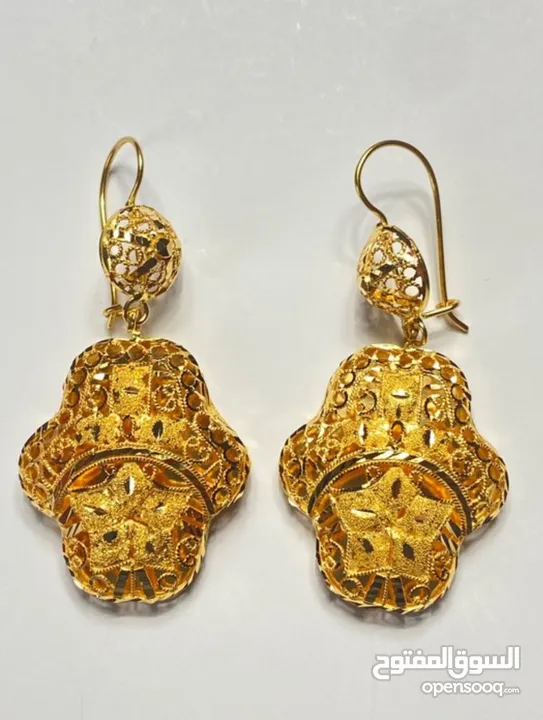12.5 gram 21kt Gold Earrings
