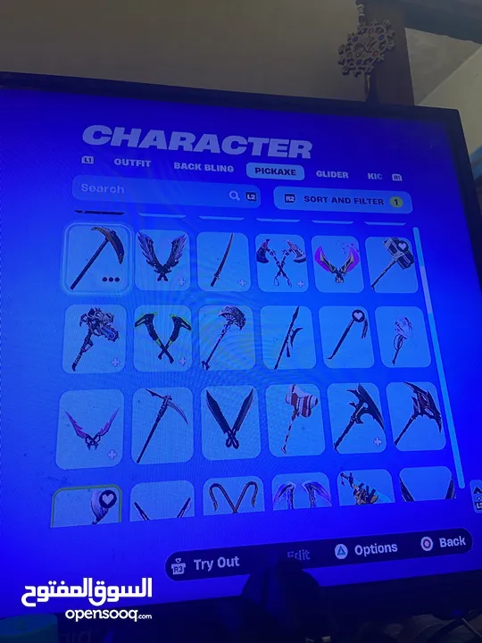 بيع حساب فورت نايت ب 170