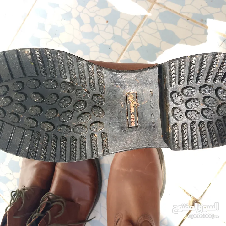 حذاء / شوز و بوت  ضد انزلاق عملي رجالي قوي اصلي مستعمل قليل جدا أمريكي للبيع