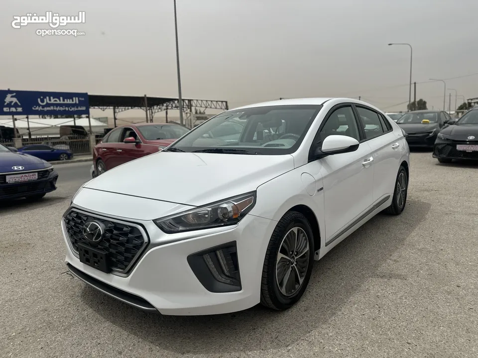 هيونداي ايونك هايبرد بلج ان 2020 كرت ابيض فحص كامل حره غير مجمركه