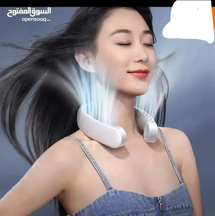 مروحة رقبه محموله شحن مروحه توضع على الرقبه تعمل بالشحن