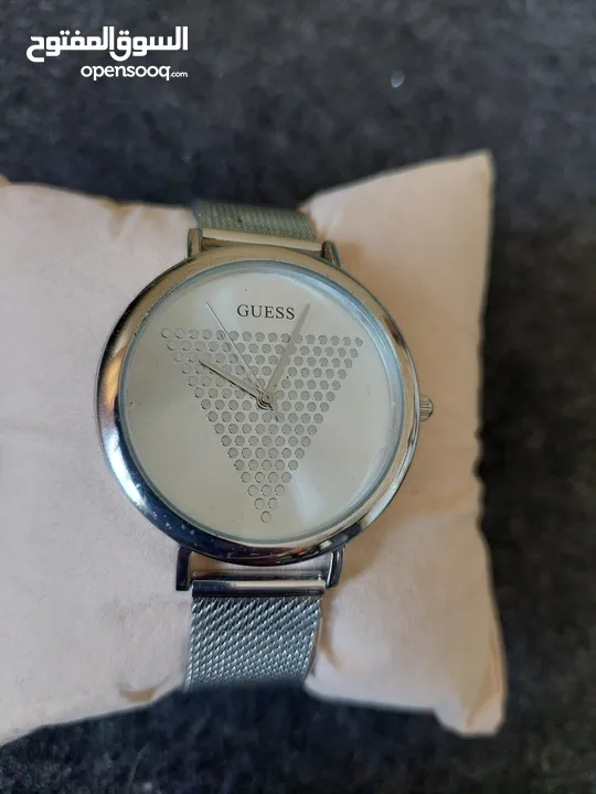 ساعة Emporio Armani فخمة بتصميم فهد ، GUESS