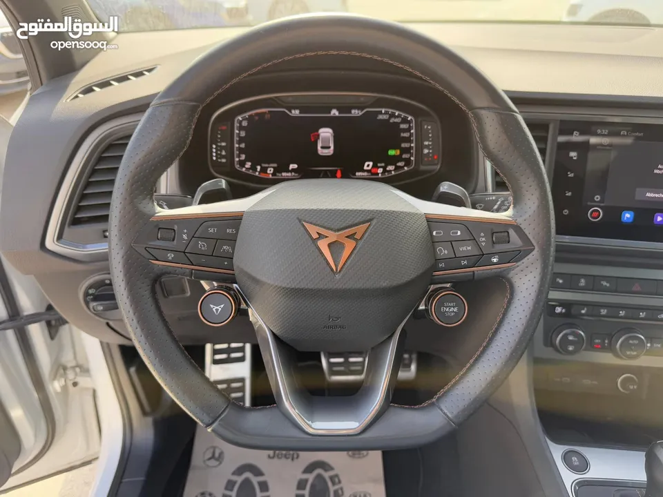 سيات اتيكا CUPRA ترخيص 2022 ماتور 2000 بنزين/اوتوماتيك/300 حصان/دفع 4*4