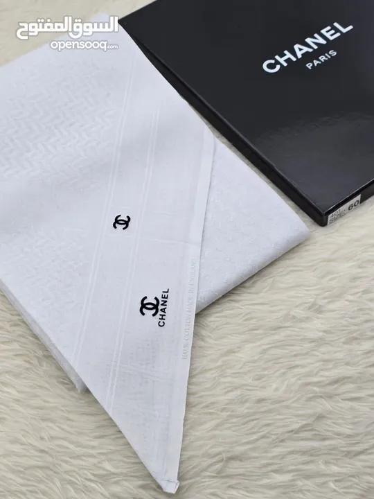 شماغ احمر وابيض جفنشي وكارتير ومونت بلانك جميع الماركات هاي كوالتي مع الملحقات احدث البصمات 2025