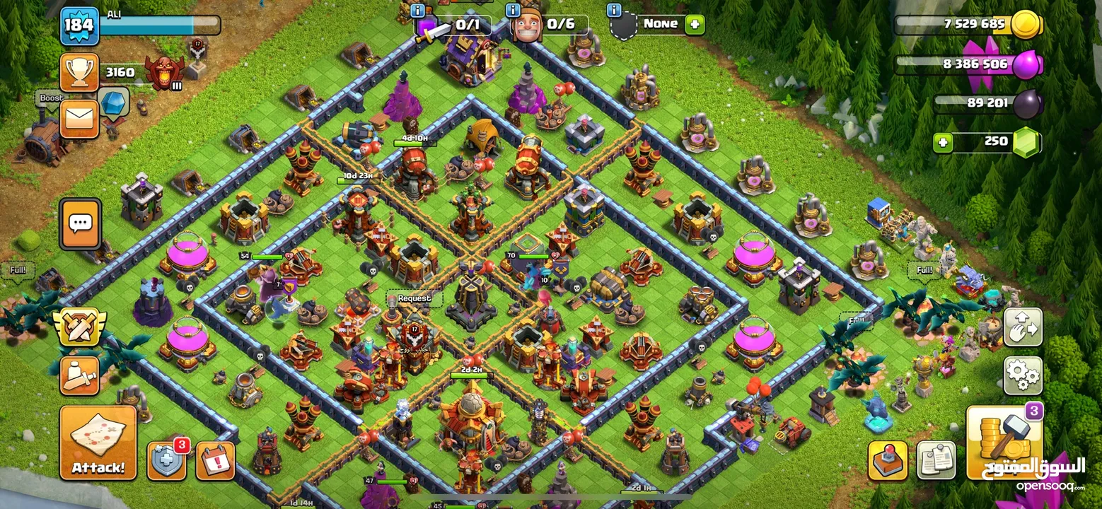 Clash of clans account