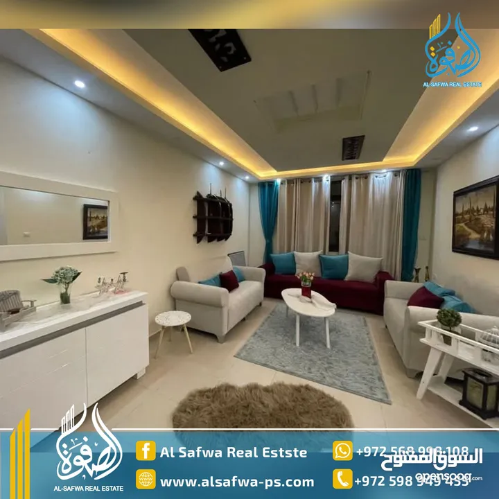 شقه مفروشه للايجار المصايف قرب وزاره الماليه