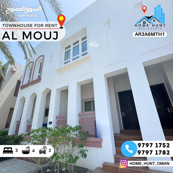 AL MOUJ  FURNISHED 3 BR TOWNHOUSE IN THE HEART OF MOUJ