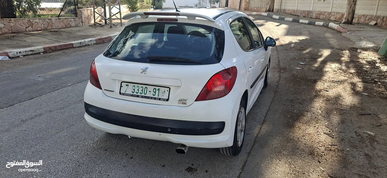 بيجو 207 مش 206موديل 2008-اتومتيك -ماتور 1600اصل برايفت فحص الف وسعر محرقة كاش نظيفة من الاخر