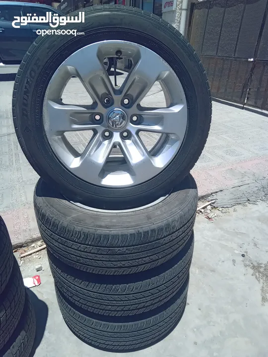 مجموعه اطارات و جنطات مستعمله اصليه