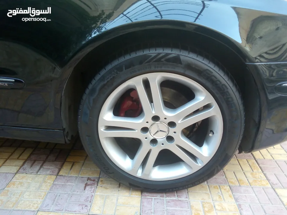 جنطات مرسيدس الفنجارد مع كوشوك شبه جديد  بيع او بدل