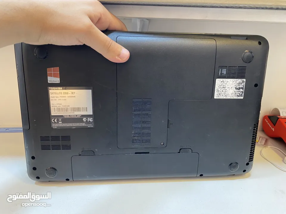 Laptop toshiba core i3 1000GB used