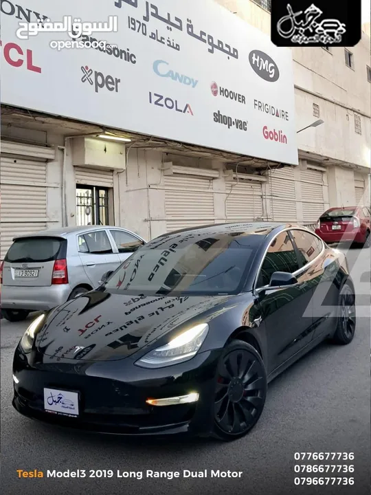 تيسلا 3 2019 لونج رينج Dual Motor كاش او اقساط