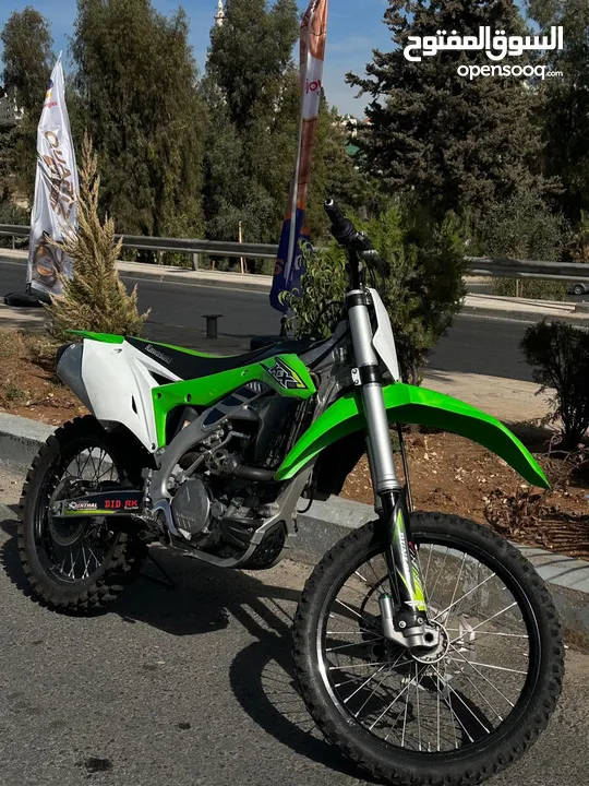 Kawasaki kx450f فل كرس حبه وحيده بل اردن