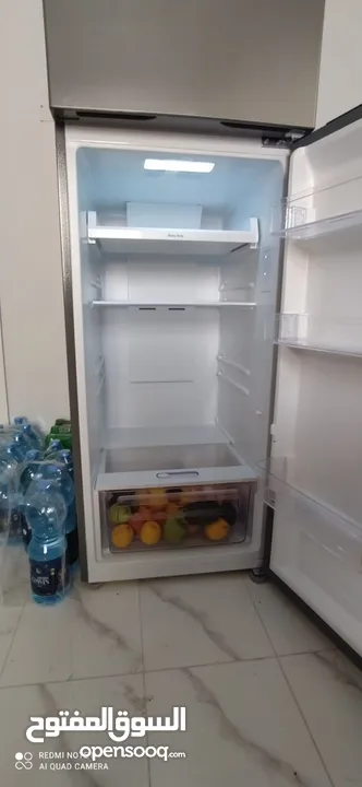 TCL fridge and freezer 249 L one year guarantee  ثلاجه ومجمدة TCL 249 لتر