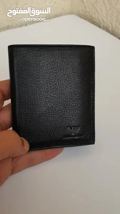 Giorgio Armani wallet genuine leather 100%