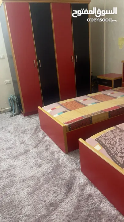 غرفه نوم تخت مجوز مع توابع الغرفه وغرفه نوم شبابيه او أطفال بحاله ممتازه بأسعار مناسبه