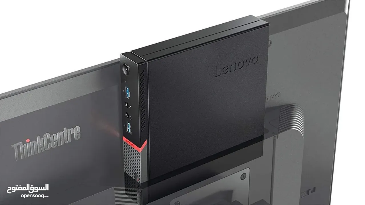 جهاز كمبيوتر 16ram  Lenovo ThinkCenter مستعمل بحالة الوكاله بسعر 200 دينار + الشاشه والماوس والكيبود