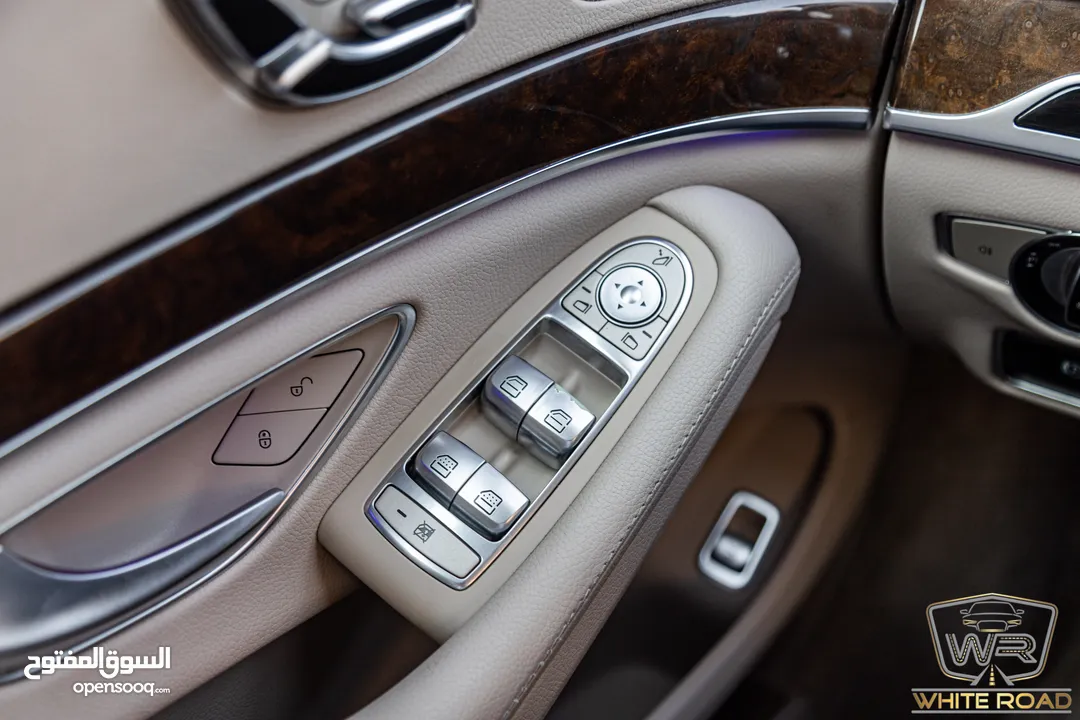 Mercedes S400 2015   السيارة وارد الشركة و قطعت مسافة 111,000 كيلو متر