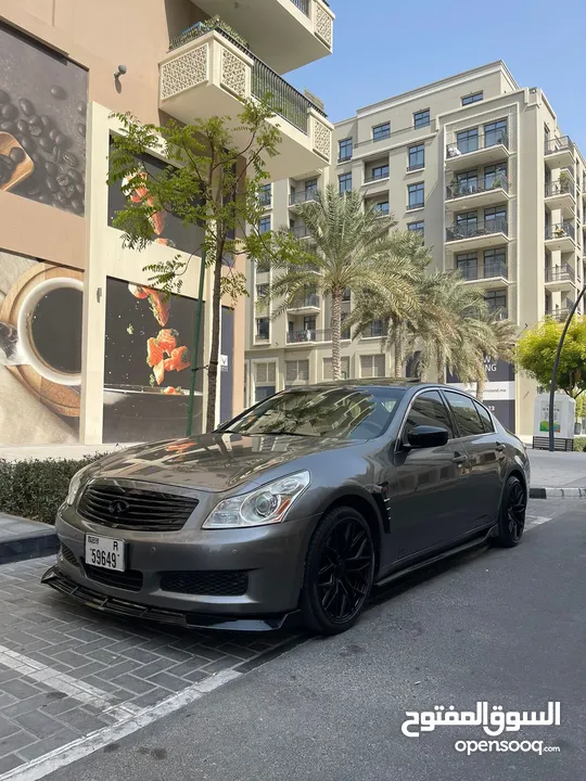 انفنتي G37 S موديل 2013 بحاله ممتازه عليه كت كامل سبورت فيه ملكيه 7 شهور مطلوب15 الف رقم التواصل