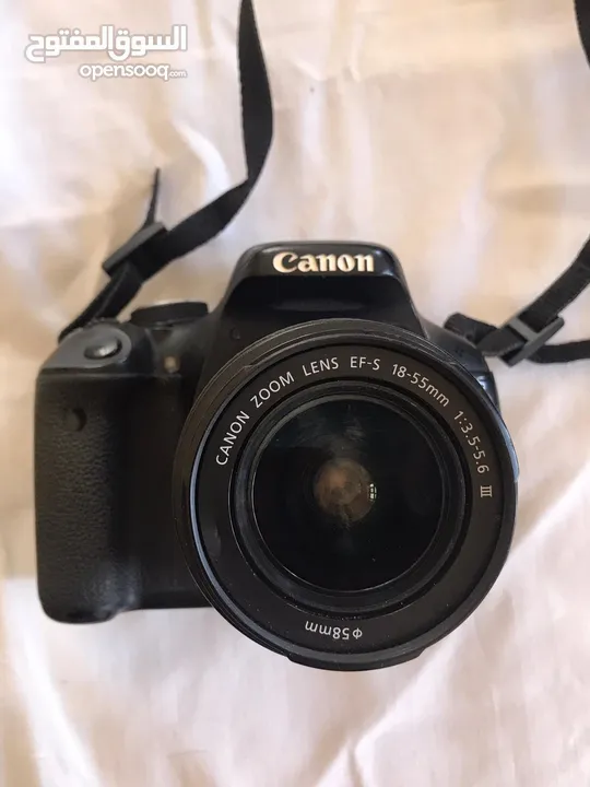 كاميرا كانون 600D للبيع