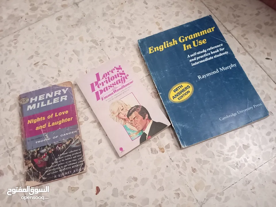 كتب جديدة تماما و يوجد منها ما استخدم قليلا لمن يرى تعلم اللغة الانجليزية و هواتها انصح ببعض الكتب و