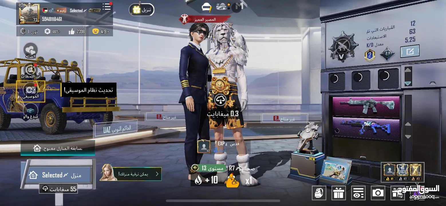 حساب ببجي بسعر مغري