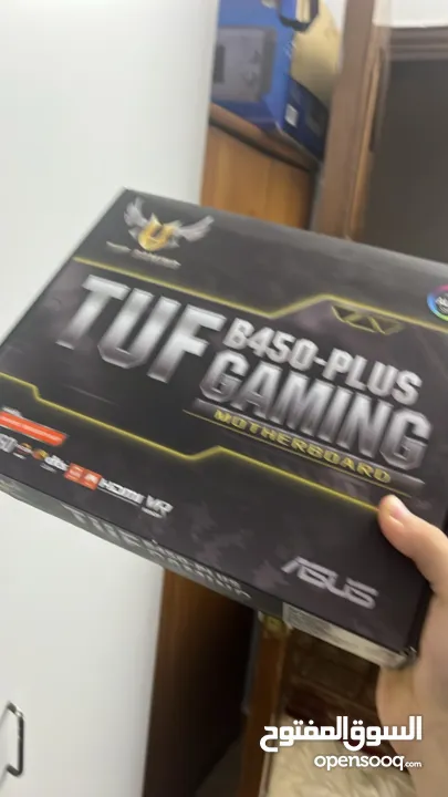 لوحه b450plus full rgb + cpu r5 2600