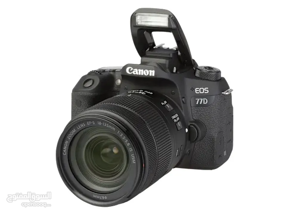 Canon 77D with lens