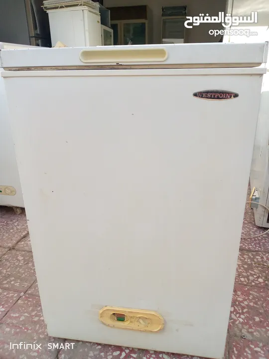 stocks of freezers & refrigerator used but looks like as new