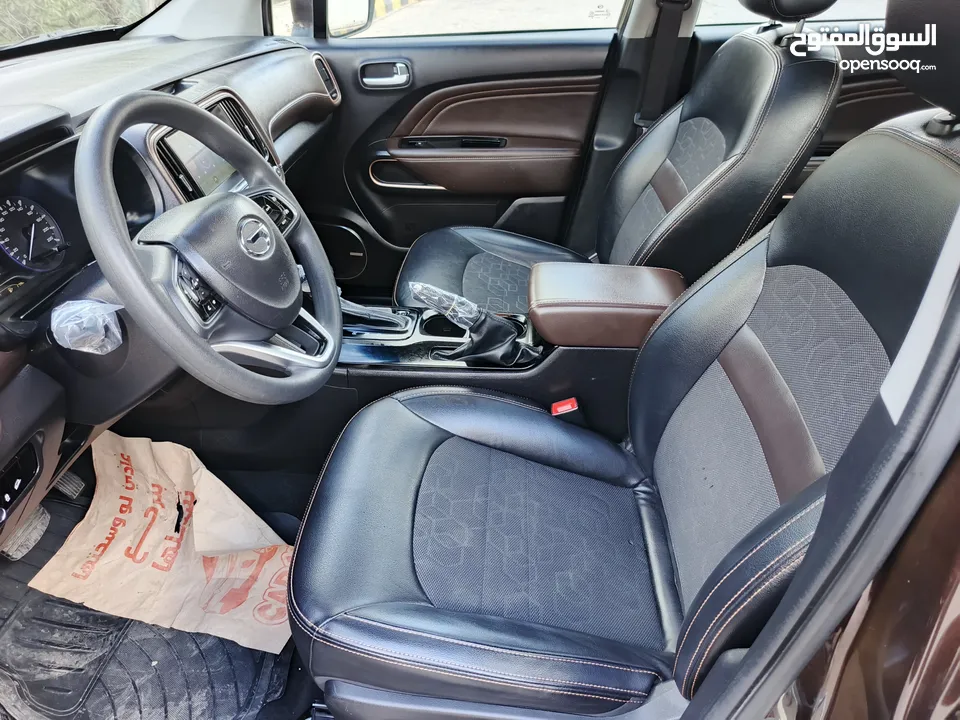GAC GS3 جاك  موديل 2022 فحص كامل7 جيد ماشية ك 6  الف كيلو غرفة لون بني بحالة الوكالة محرك 1500 cc تي
