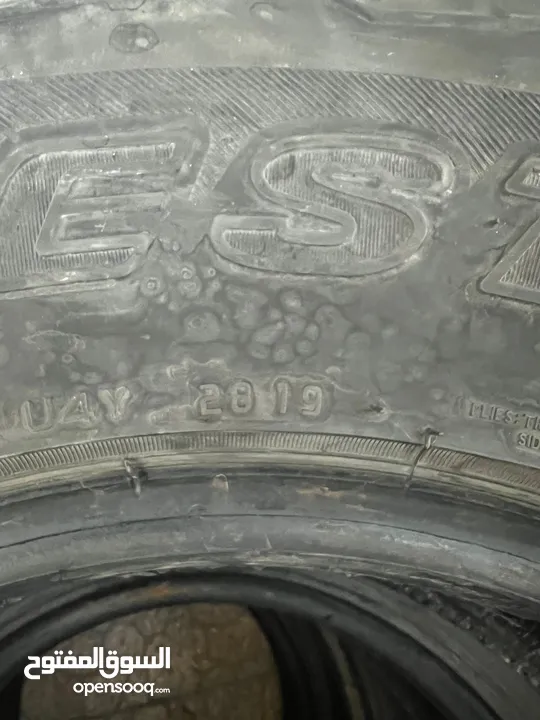 طقم كوشوك بريدجيستون A/T  265/70/16