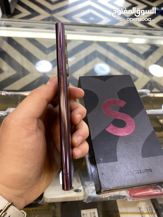 Samsung s22 ultra 256 used ////// سامسونج اس 22 الترا 256 جيجا مستعمل وكالة عربي اصلي مع الكرتونة